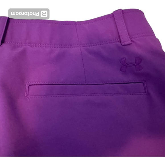 Under Armour Purple Fitted Shorts. Size 6. EUC - Picture 8 of 10